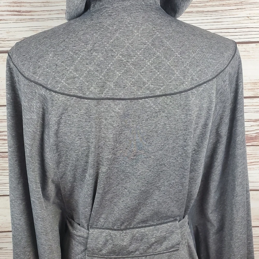 M by Novara Womens S/M Gray Cycling Hooded Cape Rain Jacket Poncho